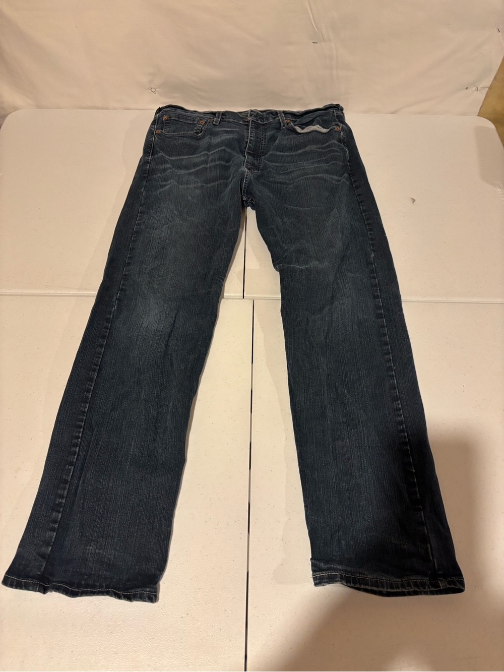 Vintage 90’s Levi’s 505 Straight Leg Blue Denim Jeans Men’s 38x32 Red Tab